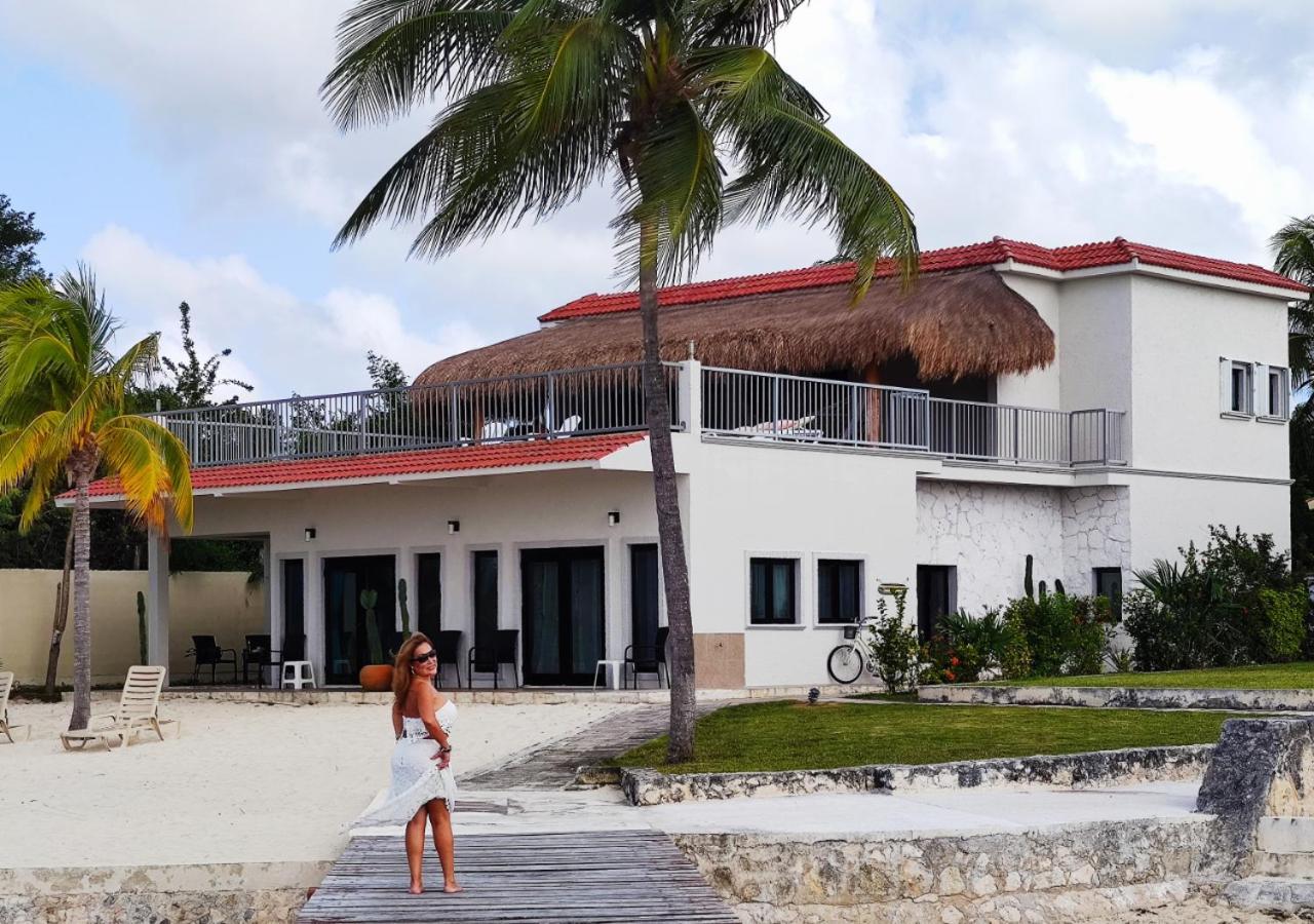 The Queen Of Cozumel Beach House -Luxury Beachfront Villa- Million Dollars View Zewnętrze zdjęcie