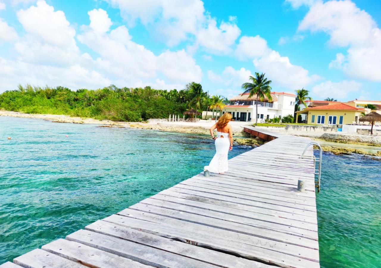 The Queen Of Cozumel Beach House -Luxury Beachfront Villa- Million Dollars View Zewnętrze zdjęcie